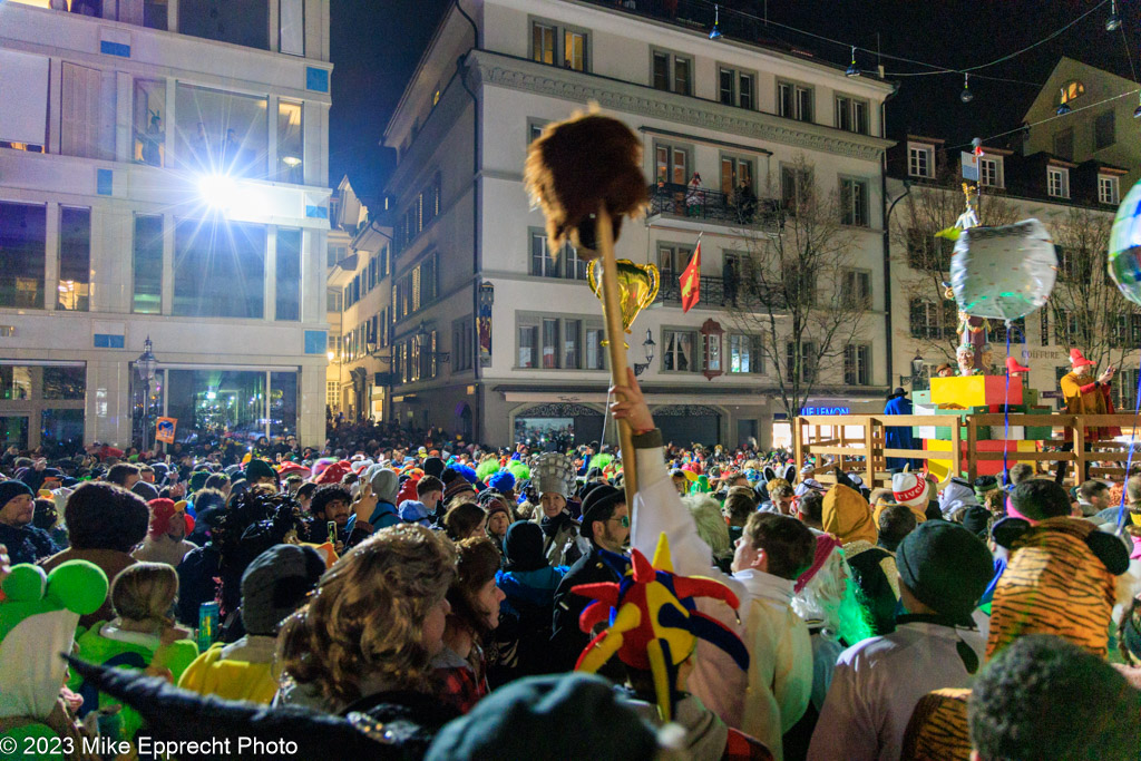 Kapellplatz; Luzerner Fasnacht 2023; SchmuDo; Tagwache