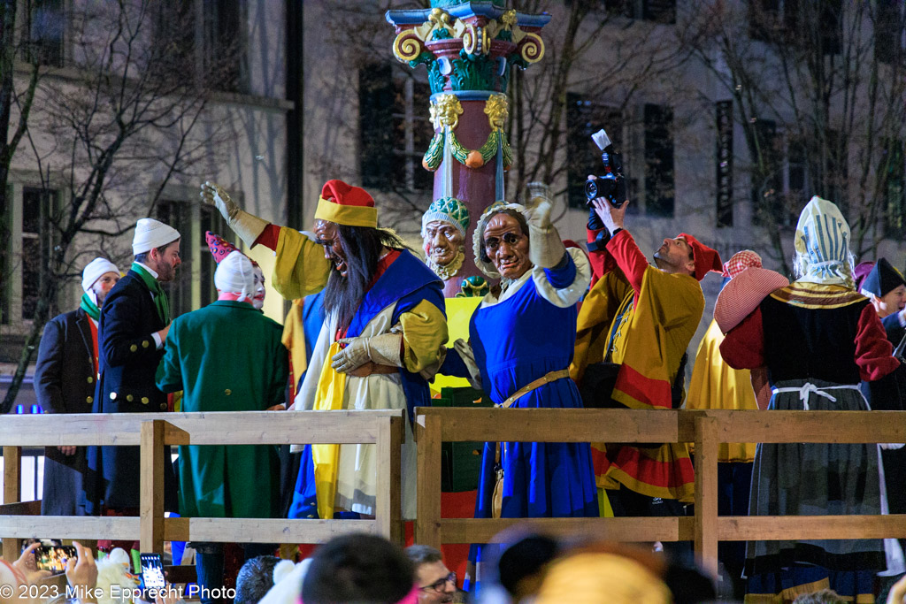 Kapellplatz; Luzerner Fasnacht 2023; SchmuDo; Tagwache