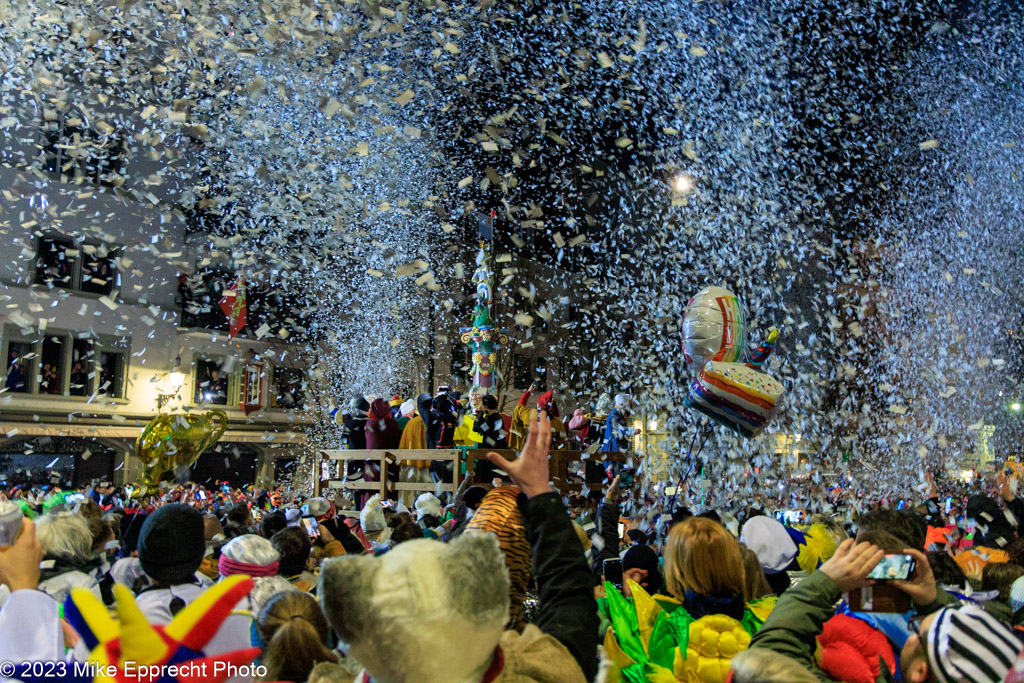 Kapellplatz; Luzerner Fasnacht 2023; SchmuDo; Tagwache
