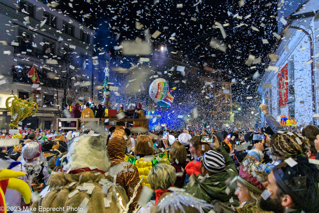 Kapellplatz; Luzerner Fasnacht 2023; SchmuDo; Tagwache