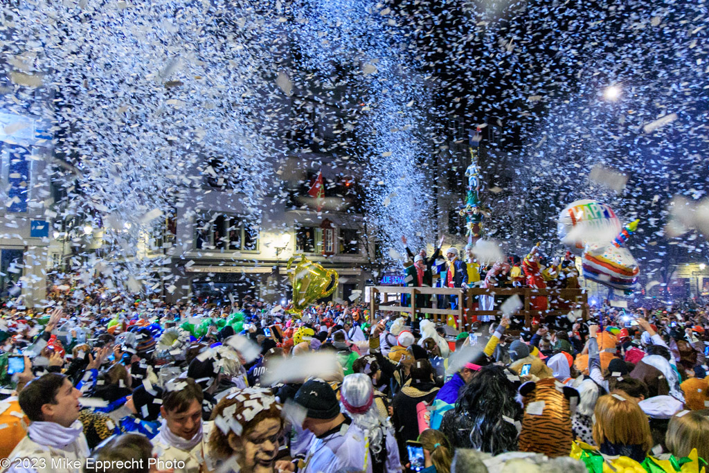 Kapellplatz; Luzerner Fasnacht 2023; SchmuDo; Tagwache