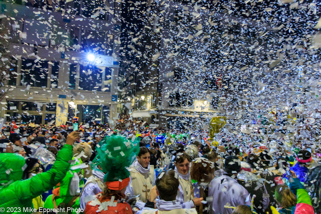 Kapellplatz; Luzerner Fasnacht 2023; SchmuDo; Tagwache