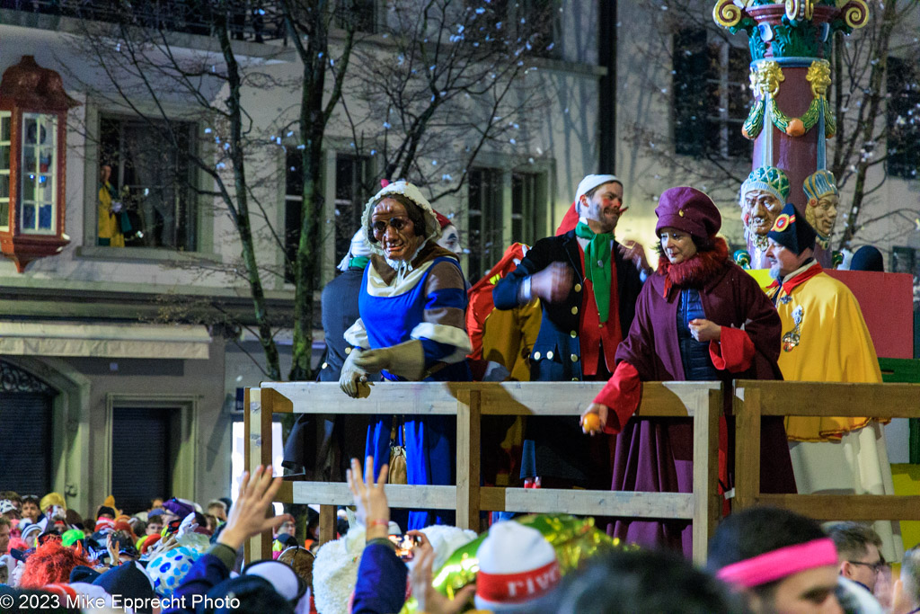 Kapellplatz; Luzerner Fasnacht 2023; SchmuDo; Tagwache