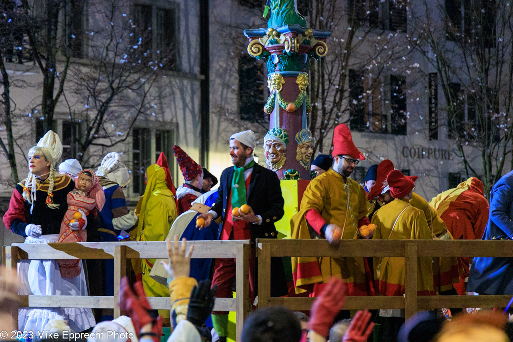 Kapellplatz; Luzerner Fasnacht 2023; SchmuDo; Tagwache