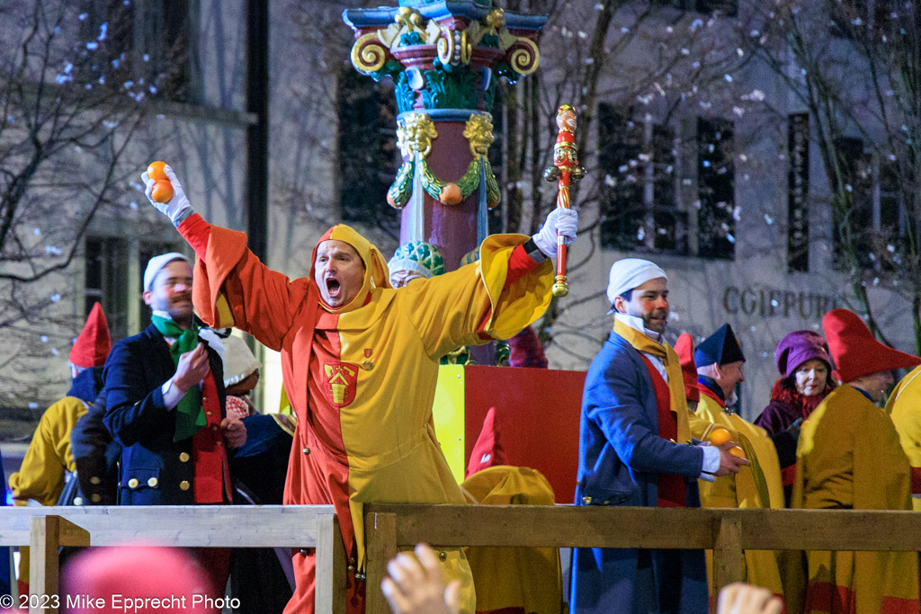 Kapellplatz; Luzerner Fasnacht 2023; SchmuDo; Tagwache