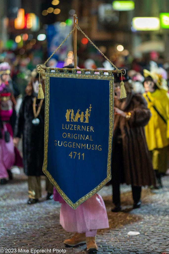 Güdis-DI; Luzerner Fasnacht 2023; Monstercorso