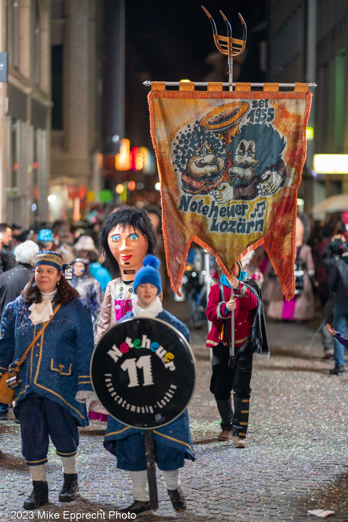 Güdis-DI; Luzerner Fasnacht 2023; Monstercorso