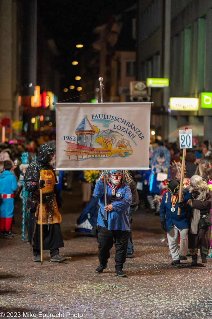 Güdis-DI; Luzerner Fasnacht 2023; Monstercorso