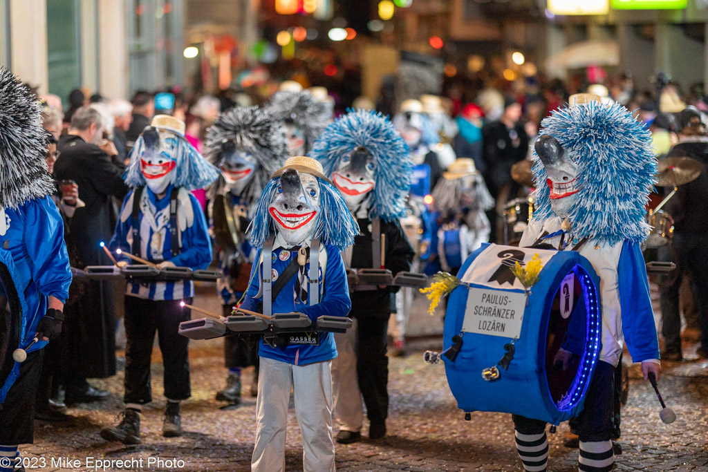 Güdis-DI; Luzerner Fasnacht 2023; Monstercorso