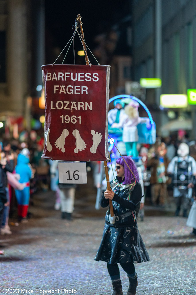 Güdis-DI; Luzerner Fasnacht 2023; Monstercorso