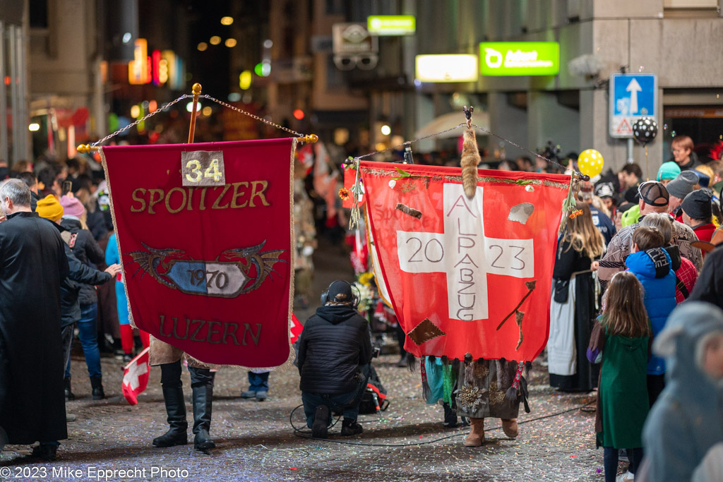 Güdis-DI; Luzerner Fasnacht 2023; Monstercorso