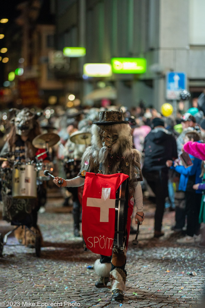 Güdis-DI; Luzerner Fasnacht 2023; Monstercorso