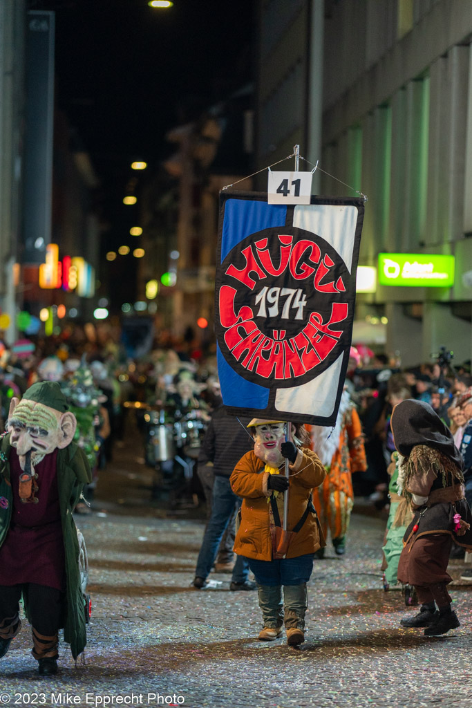 Güdis-DI; Luzerner Fasnacht 2023; Monstercorso