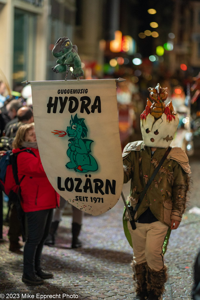 Güdis-DI; Luzerner Fasnacht 2023; Monstercorso