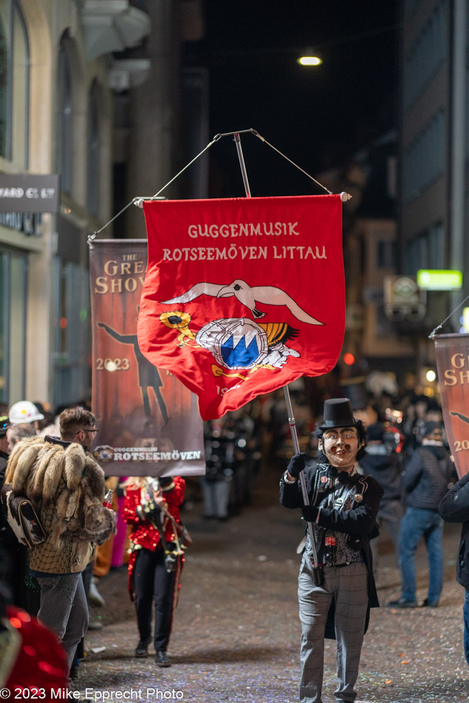 Güdis-DI; Luzerner Fasnacht 2023; Monstercorso