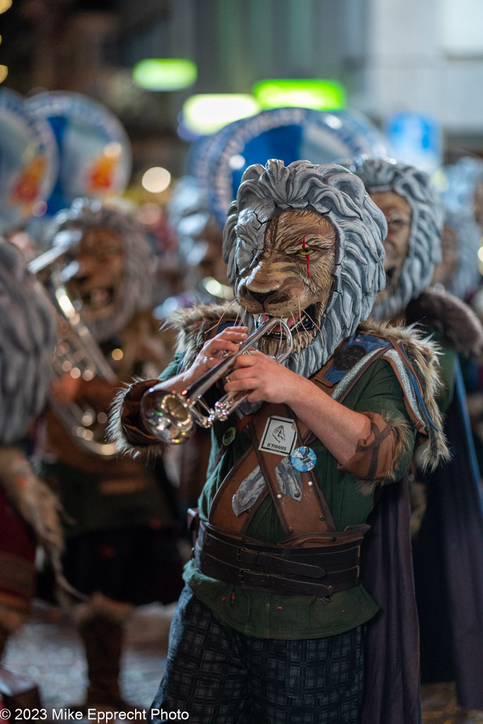 Güdis-DI; Luzerner Fasnacht 2023; Monstercorso